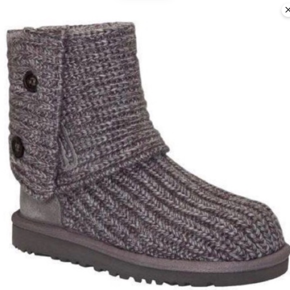 FINAL SALE 🎈New UGG Kids K Cardy Pull-on Knit Boot Size 4 * - Picture 2 of 14